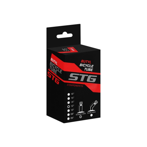 камера велосипеда STG 12"x1.75/2.125 бутиловая,автониппель,33мм