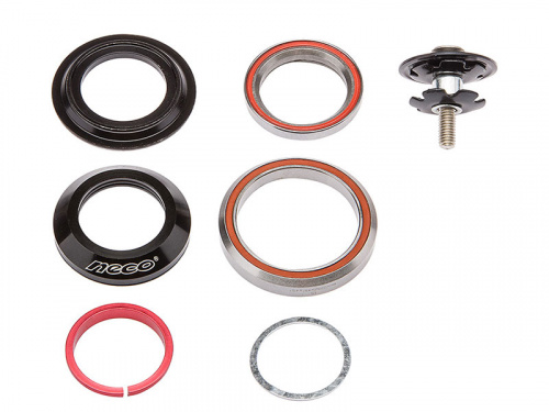 детали рулевой колонки FP-H869T 1-1/8"-1.5" безрезьбовая, интегрированная черная